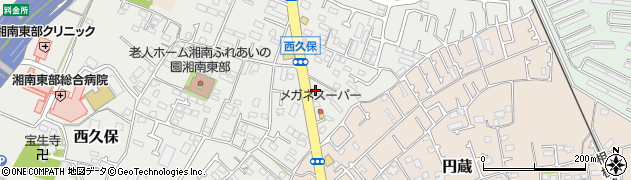 神奈川県茅ヶ崎市西久保800周辺の地図