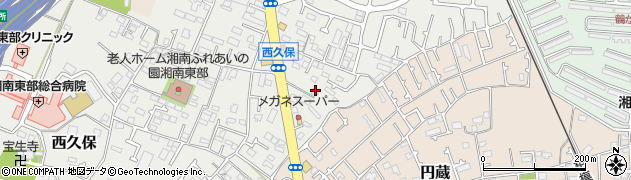 神奈川県茅ヶ崎市西久保820周辺の地図
