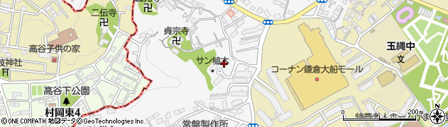 神奈川県鎌倉市植木625周辺の地図