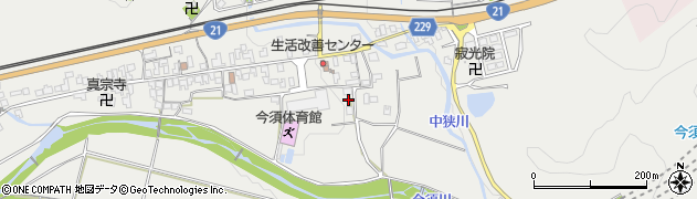 岐阜県不破郡関ケ原町今須72周辺の地図