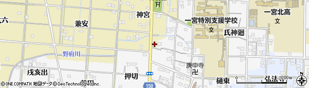 愛知県一宮市光明寺神宮106周辺の地図