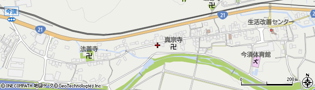岐阜県不破郡関ケ原町今須3360周辺の地図