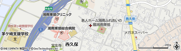 神奈川県茅ヶ崎市西久保735周辺の地図