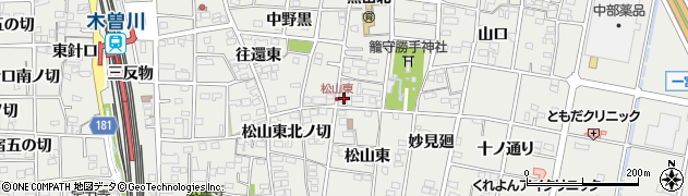 愛知県一宮市木曽川町黒田往還東東ノ切56周辺の地図