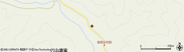 滋賀県高島市朽木能家307周辺の地図