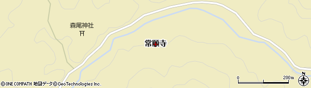 京都府福知山市常願寺周辺の地図