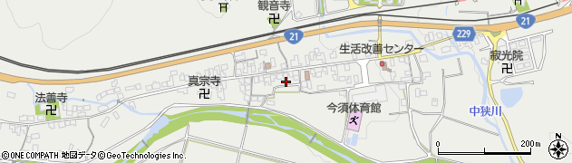 岐阜県不破郡関ケ原町今須3444周辺の地図