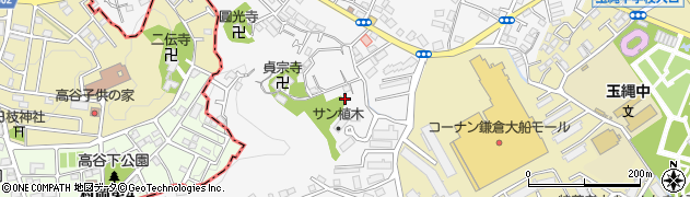 神奈川県鎌倉市植木670周辺の地図