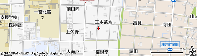 愛知県一宮市笹野（上り戸）周辺の地図