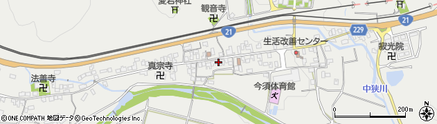 岐阜県不破郡関ケ原町今須3443周辺の地図
