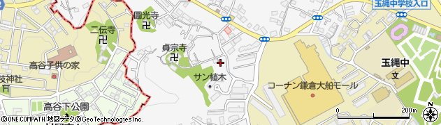 神奈川県鎌倉市植木637周辺の地図
