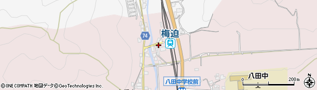 京都府綾部市梅迫町（溝尻）周辺の地図