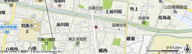愛知県犬山市羽黒上前川原1周辺の地図