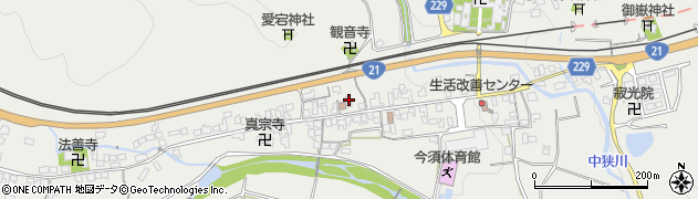 岐阜県不破郡関ケ原町今須3434周辺の地図