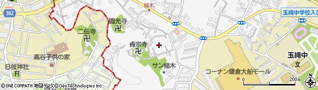 神奈川県鎌倉市植木645周辺の地図