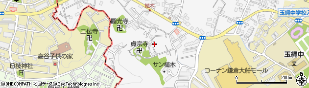 神奈川県鎌倉市植木663周辺の地図