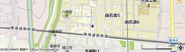 清華堂周辺の地図