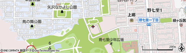 野七里第一公園周辺の地図