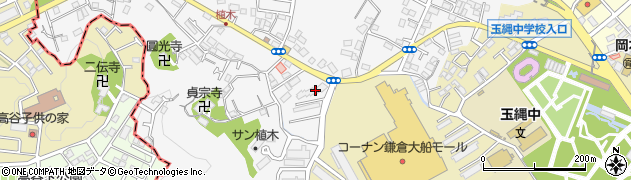 神奈川県鎌倉市植木598周辺の地図