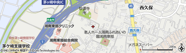 神奈川県茅ヶ崎市西久保460周辺の地図