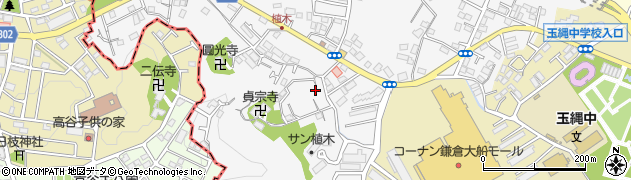 神奈川県鎌倉市植木643周辺の地図