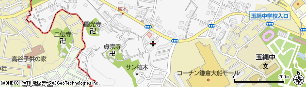神奈川県鎌倉市植木595周辺の地図