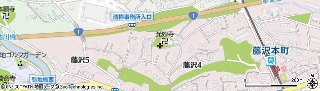 光妙寺周辺の地図