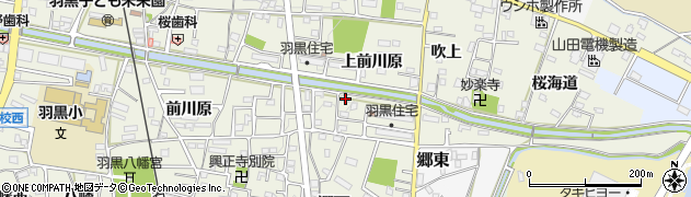 愛知県犬山市羽黒上前川原18周辺の地図