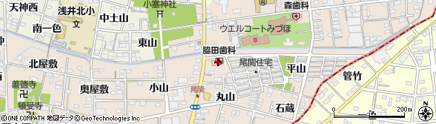 愛知県一宮市浅井町尾関平山11周辺の地図