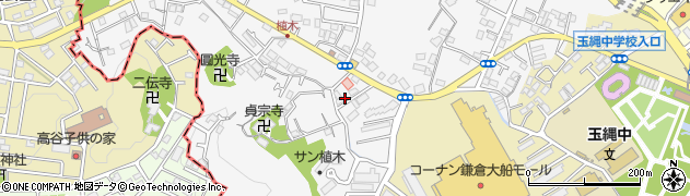 神奈川県鎌倉市植木590周辺の地図