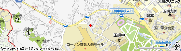 神奈川県鎌倉市植木291周辺の地図