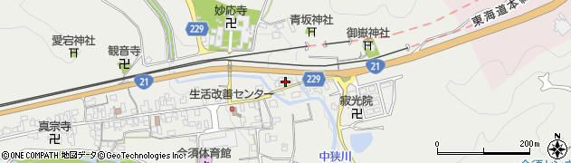 岐阜県不破郡関ケ原町今須3496周辺の地図