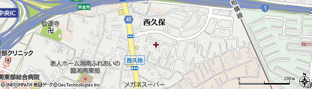 神奈川県茅ヶ崎市西久保2022周辺の地図