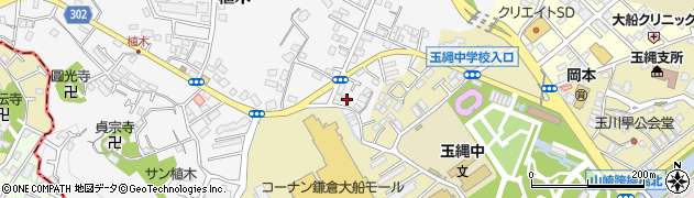 神奈川県鎌倉市植木242周辺の地図