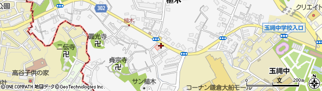 神奈川県鎌倉市植木592周辺の地図