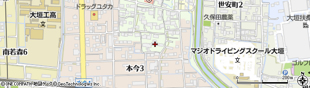 岐阜県大垣市本今町984周辺の地図