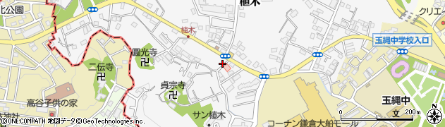 神奈川県鎌倉市植木587周辺の地図