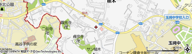 神奈川県鎌倉市植木582周辺の地図