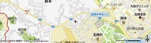神奈川県鎌倉市植木243-16周辺の地図