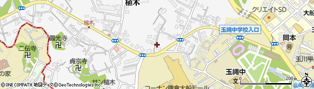 神奈川県鎌倉市植木265周辺の地図
