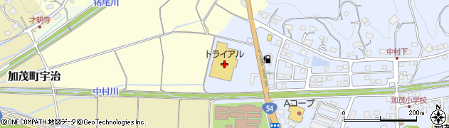 スーパーセンタートライアル雲南店周辺の地図