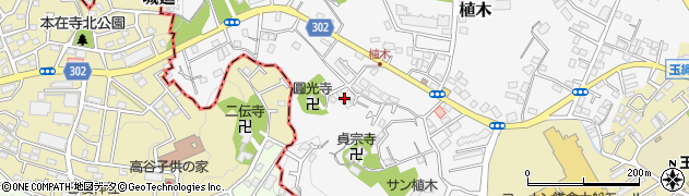 神奈川県鎌倉市植木552周辺の地図