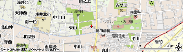 愛知県一宮市浅井町尾関同者152周辺の地図