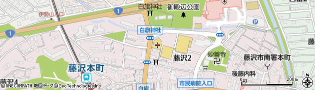 かなちゅうクリーニング大丸ピーコック藤沢本町店周辺の地図