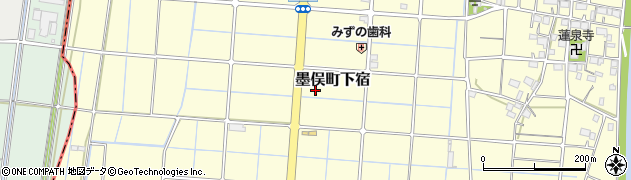 安八平田線周辺の地図