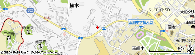 神奈川県鎌倉市植木258周辺の地図