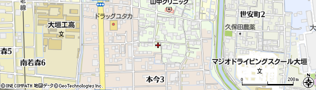 岐阜県大垣市本今町1003周辺の地図