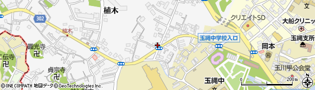 神奈川県鎌倉市植木255周辺の地図
