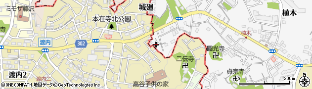 神奈川県鎌倉市植木501-87周辺の地図