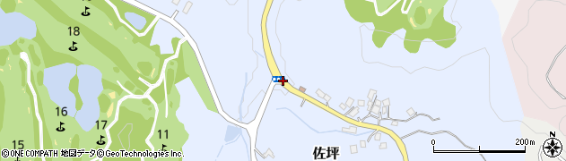 佐坪熊野周辺の地図
